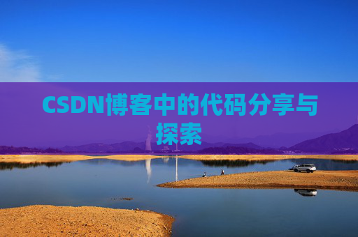 CSDN博客中的代码分享与探索